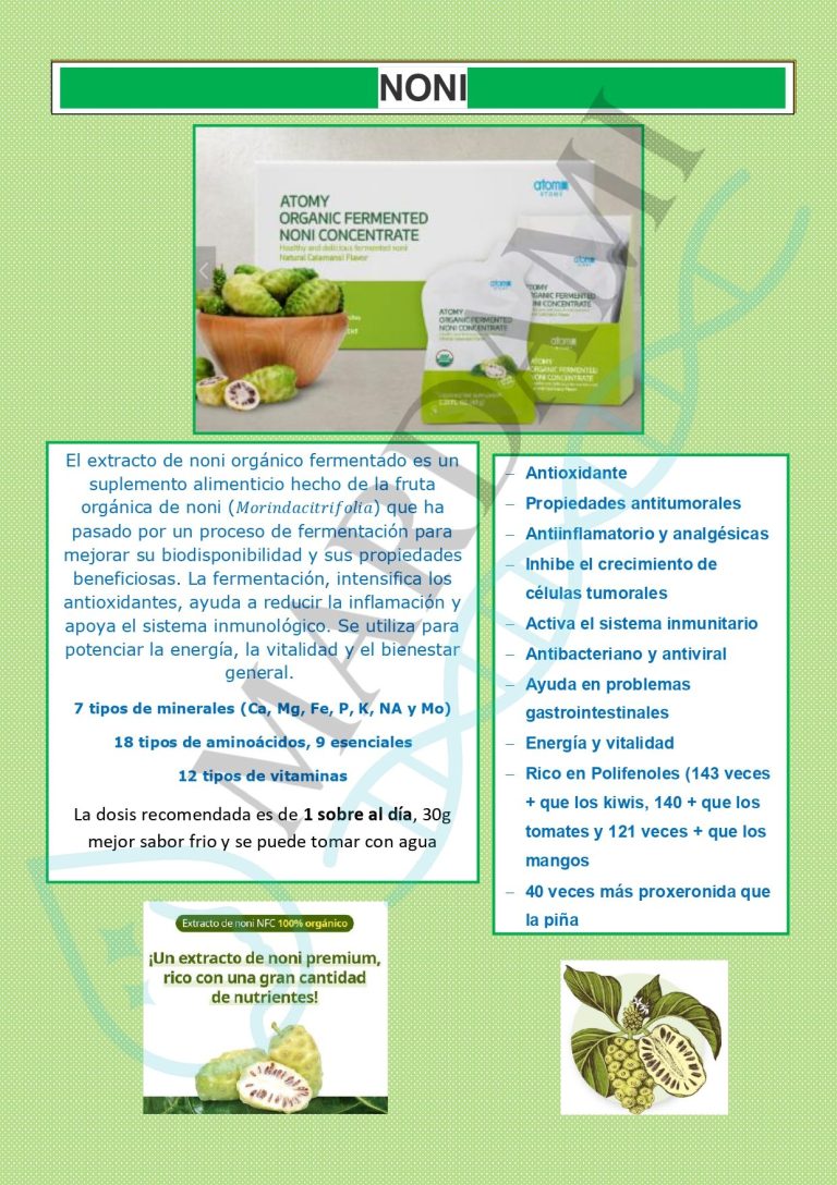 Noni. Antioxidante, Vitaminas y minerales. ANTIOXIDANTE. Noni. Minerales, Vitaminas, Aminoácidos esenciales.