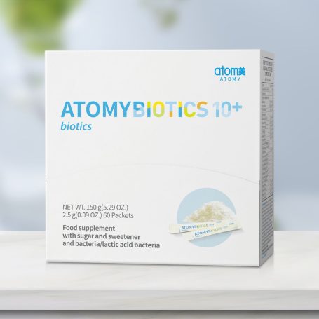 Biotics 10+ PROBIOTICOS suplemento alimenticio de Atomy. Microbiota intestinal. Flora intestinal.